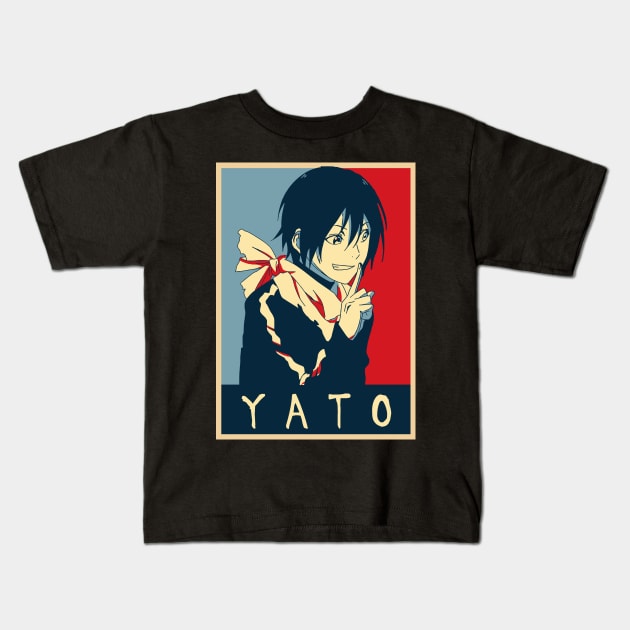 Noragami | Yato | Stray god Kids T-Shirt by BeeDart